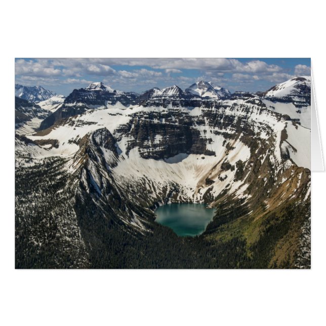 Vue aérienne du lac Warderman (Devant horizontal)