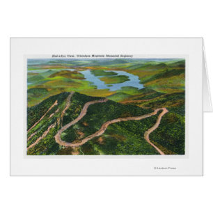 Vue aérienne du mémorial Hwy de Whiteface Mt