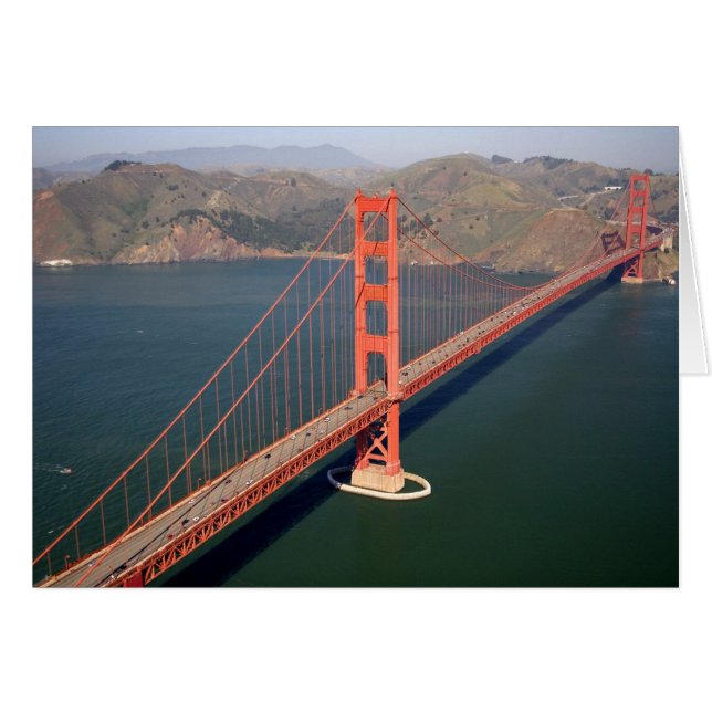 Vue aérienne du pont Golden Gate dans les 2 (Devant horizontal)