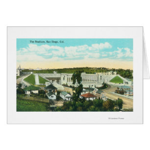 Vue aérienne du stade San Diego, CA