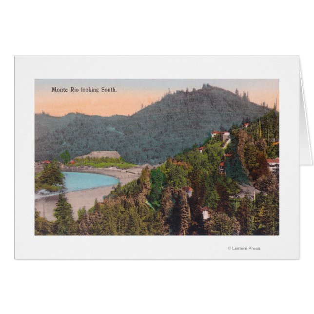 Vue aérienne du sud depuis Monte Rio (Devant horizontal)