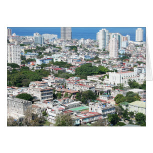 Vue aérienne, Ville de La Havane, Cuba
