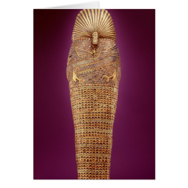 Vue arrière d'un des cercueils canopic (Devant)