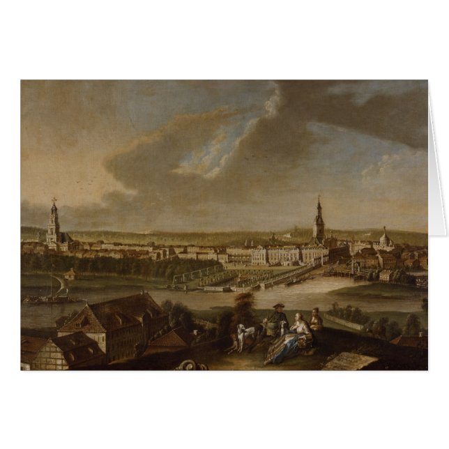 Vue au-dessus de Potsdam de Brauhausberg, 1772 (Devant horizontal)