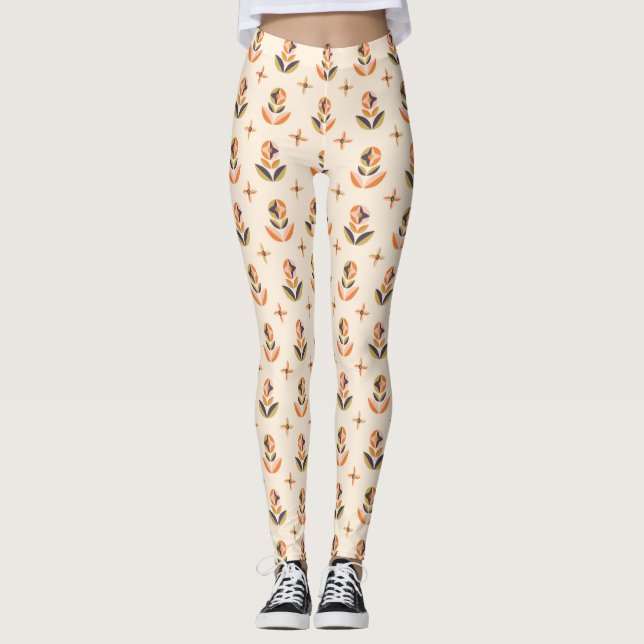 Vue avant et arrière de leggings  (Devant)