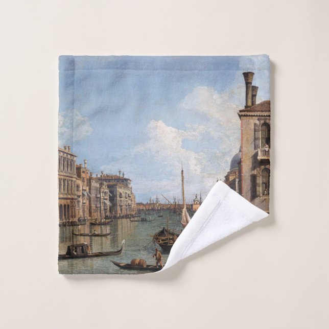 Vue de Canaletto sur le Grand Canal       (Gant de toilette)