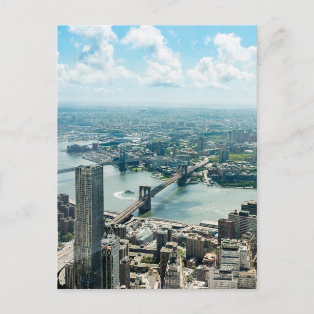 Vue de carte postale de New York (Devant)