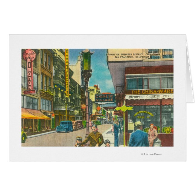 Vue de Chinatown Business Section (Devant horizontal)