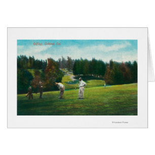 Vue de golfeur environ prête à SwingOakland, CA