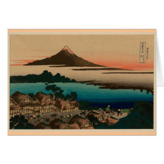 Vue de Hokusai du mont Fuji