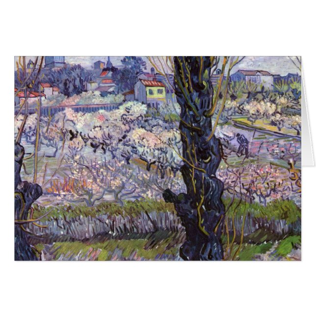 Vue de jardin fleuri d'Arles de Van Gogh (Devant horizontal)
