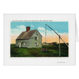 Vue de la Maison du Café, la plus ancienne de l'îl