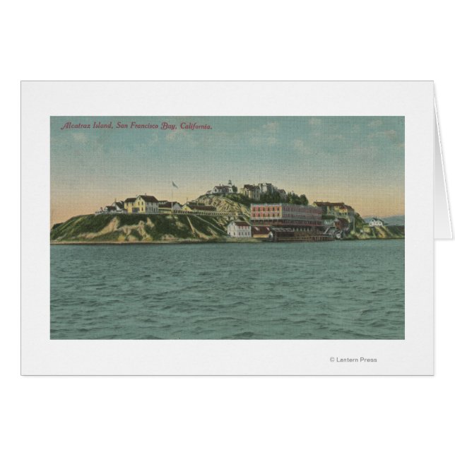 Vue de la prison de l'île CAAlcatraz (Devant horizontal)