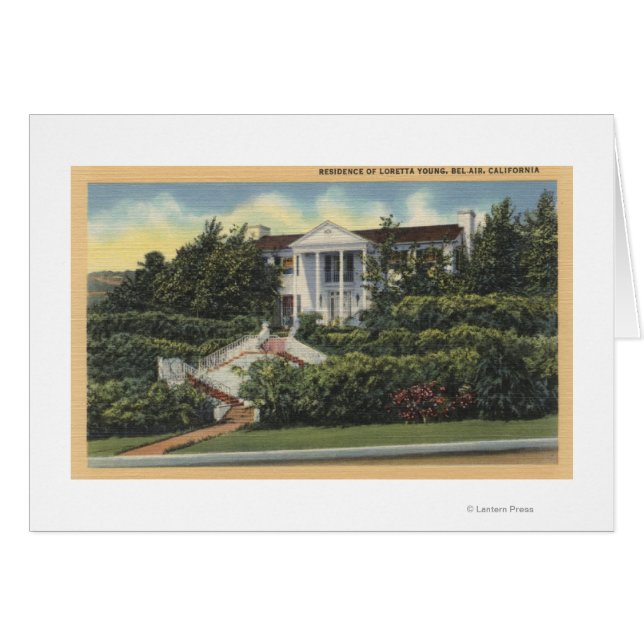Vue de la résidence de Loretta Young (Devant horizontal)