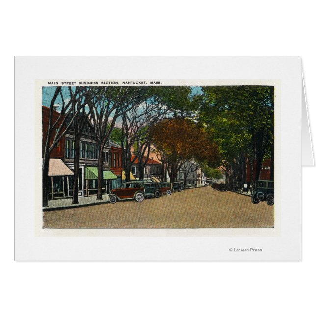 Vue de la rue principale de la section des affaire (Devant horizontal)