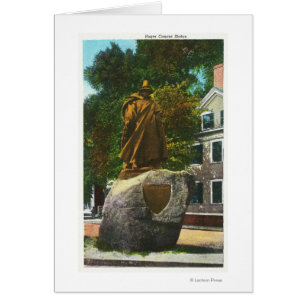 Vue de la statue de Roger Conant