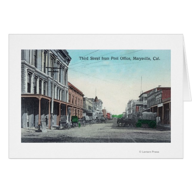 Vue de la troisième rue du bureau de poste (Devant horizontal)