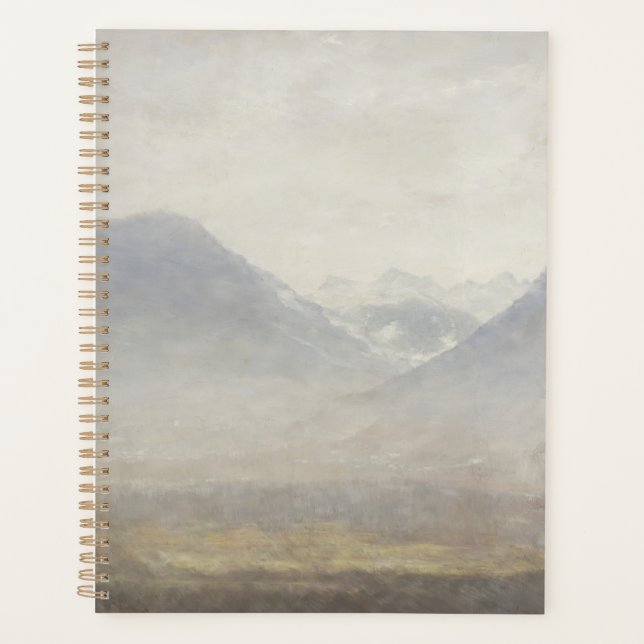 Vue de la vallée d'Ulten - Peinture intemporelle (Devant)