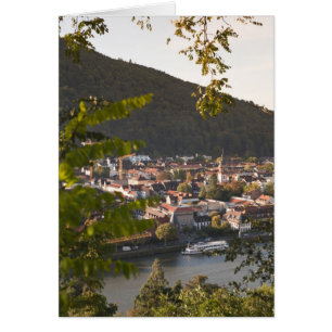Vue de la vieille ville de Heidelberg