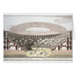 Vue de l'amphithéâtre de César (litho de couleu