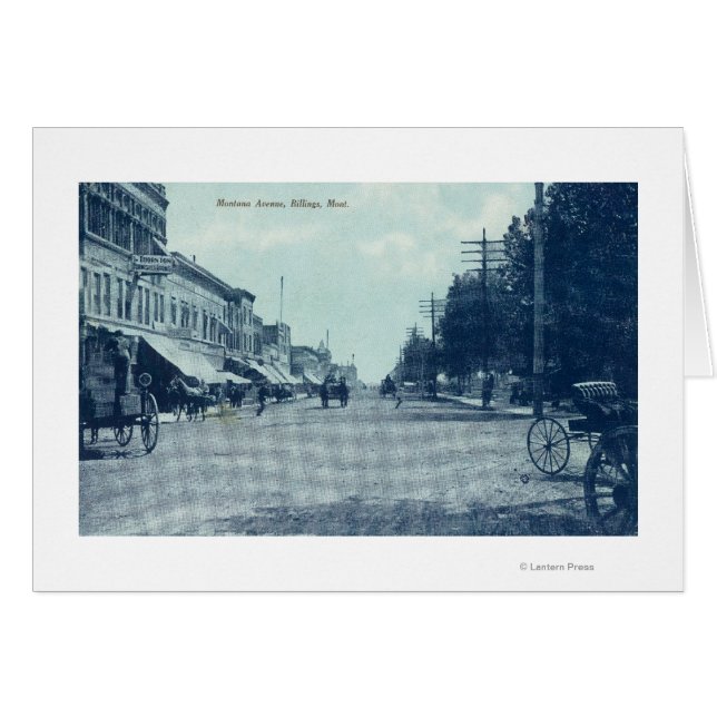 Vue de l'avenue MontanaBillings, MT (Devant horizontal)