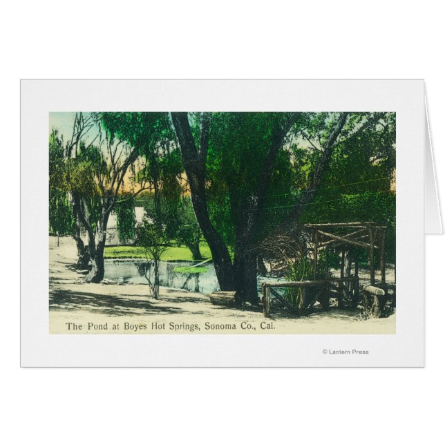 Vue de l'étang Hot Springs (Devant horizontal)