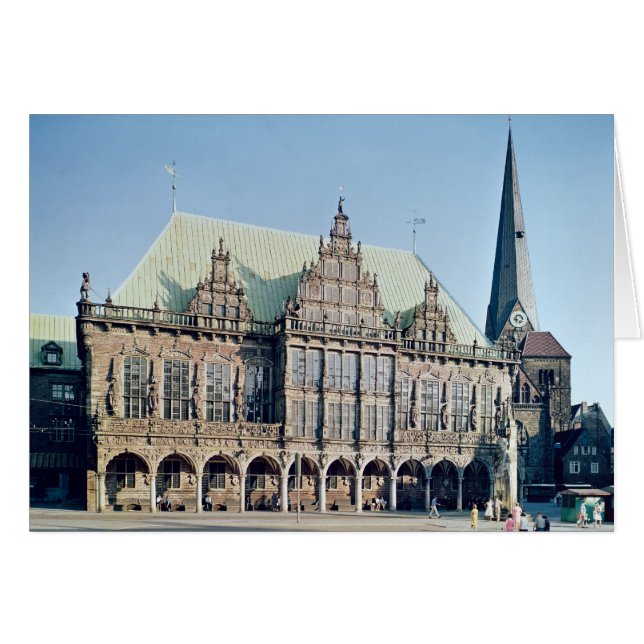 Vue de l'Hôtel de Ville, construit 1405-09 (Devant horizontal)