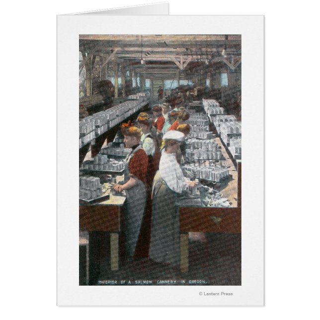 Vue de l'intérieur des travailleurs de la cannerie (Devant)