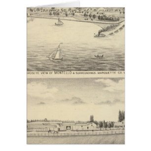 Vue de l'oiseau sur Montello