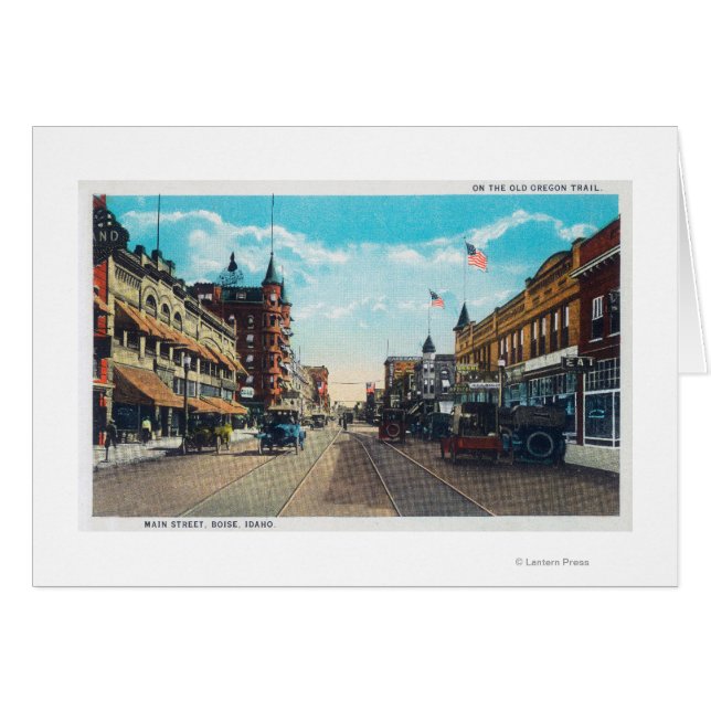 Vue de Main Street avec Ford Model-T (Devant horizontal)