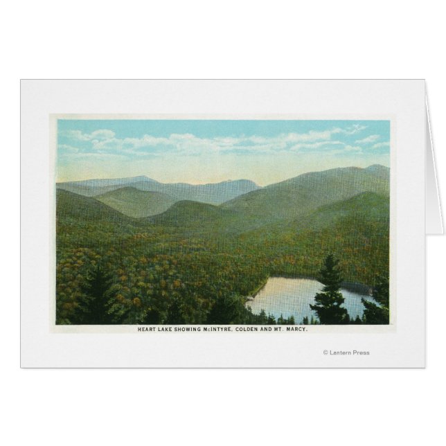 Vue de McIntyre, Colden et Marcy Mts. (Devant horizontal)