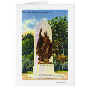 Vue de mémorial de Jogues de père