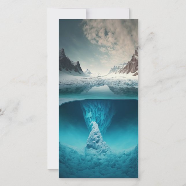 Vue de montagne glacée (Devant)