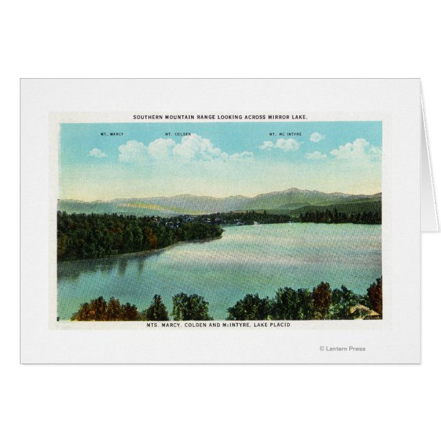 Vue de Mts. Marcy, Colden et McIntyre (Devant horizontal)