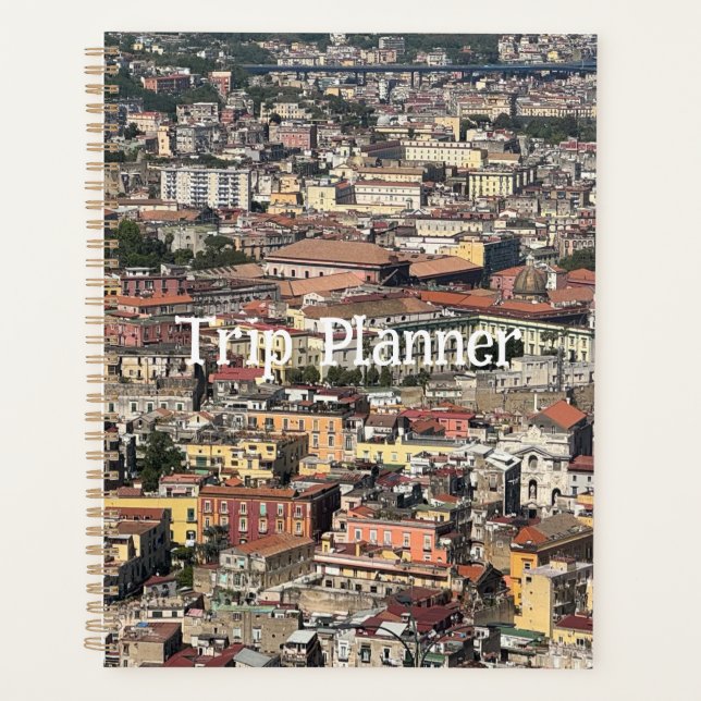 Vue de Naples, Italie Planner Organizer (Devant)
