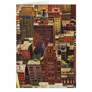 Vue de New York par John Falter