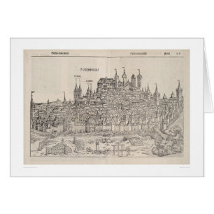 Vue de Nuremberg de Nuremberg chronique (1458)
