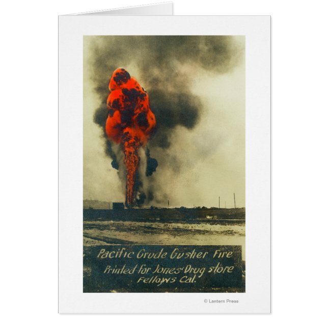Vue de Pacific Crude Gusher FireFellows, CA (Devant)