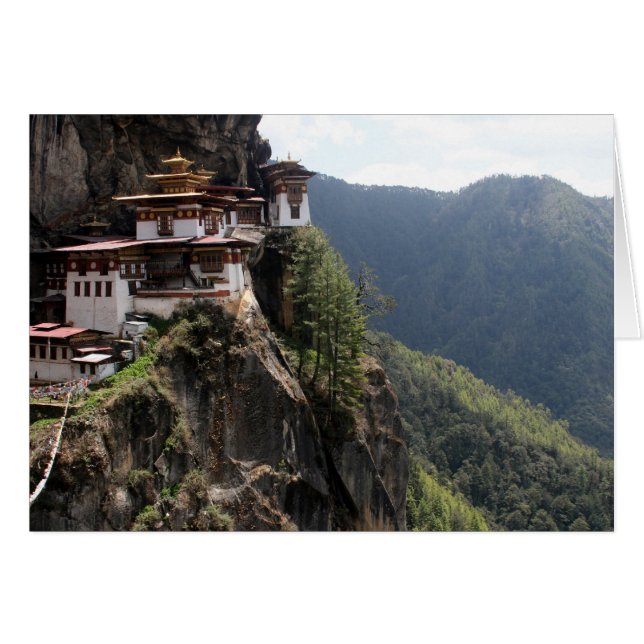 vue de paro taktsang (Devant horizontal)