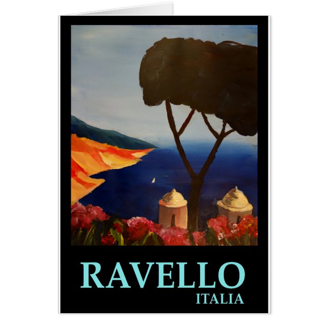 Vue de Ravello Salerno Italie de côte d'Amalfi (Devant)