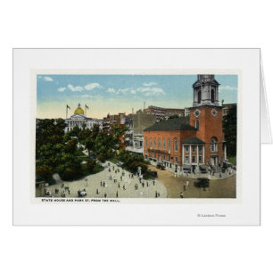 Vue de rue de Chambre et de parc d'état du mail