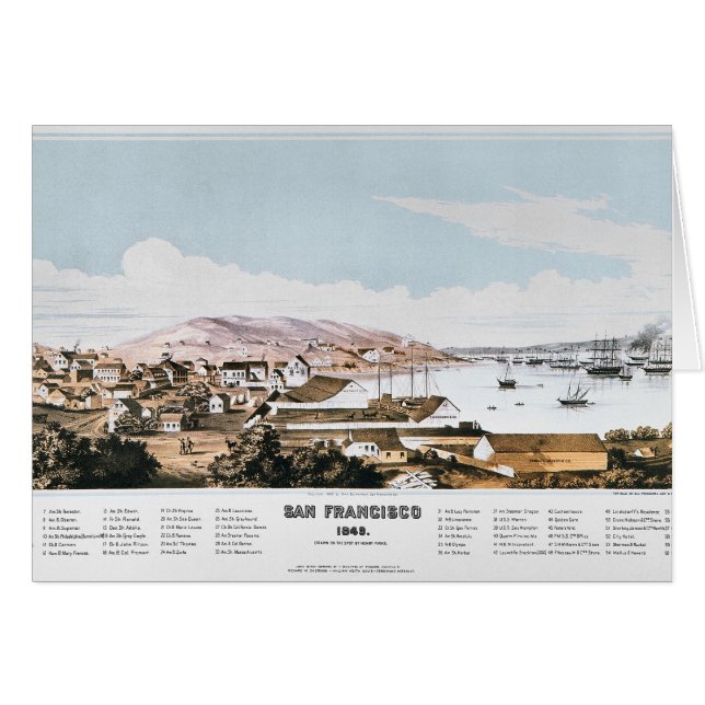 Vue de San Francisco, 1849 (Devant Horizontal)