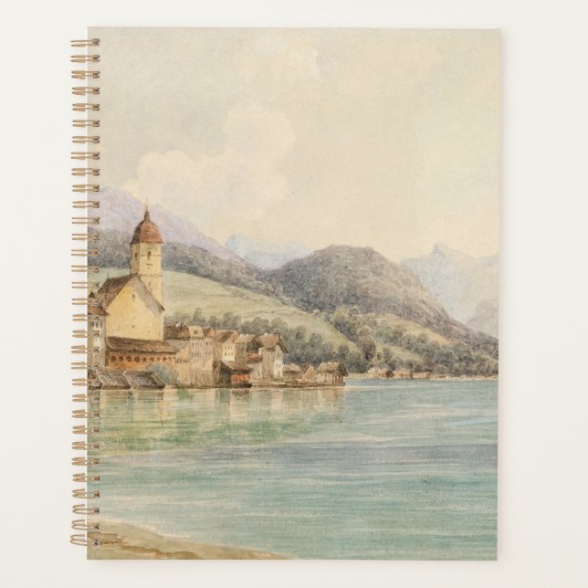 Vue de St. Wolfgang sur le lac Wolfgang Carl Lafit (Devant)