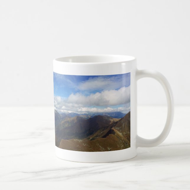 Vue de Starorobocianski Wierch Tatras Mug (Droite)