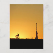 Vue de Tokyo Skytree : Carte postale Edogawa River