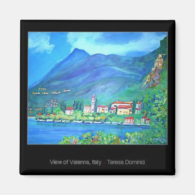Vue de Varenna, Italie Magnet (Devant)