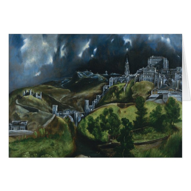 Vue d'El Greco de Toledo (Devant horizontal)