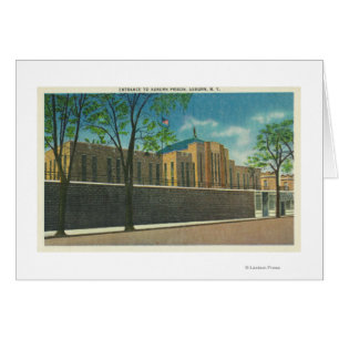 Vue d'entrée de la prison d'Auburn