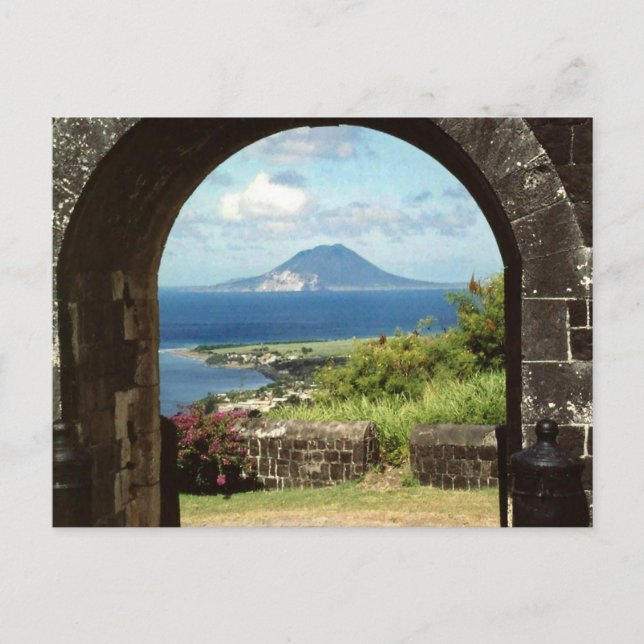 Vue depuis la carte postale de la forteresse de Br (Devant)