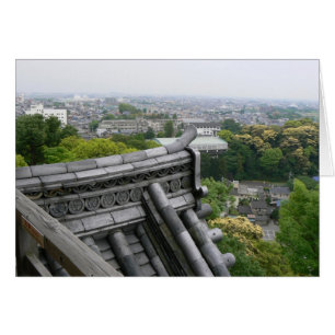 Vue depuis un château japonais